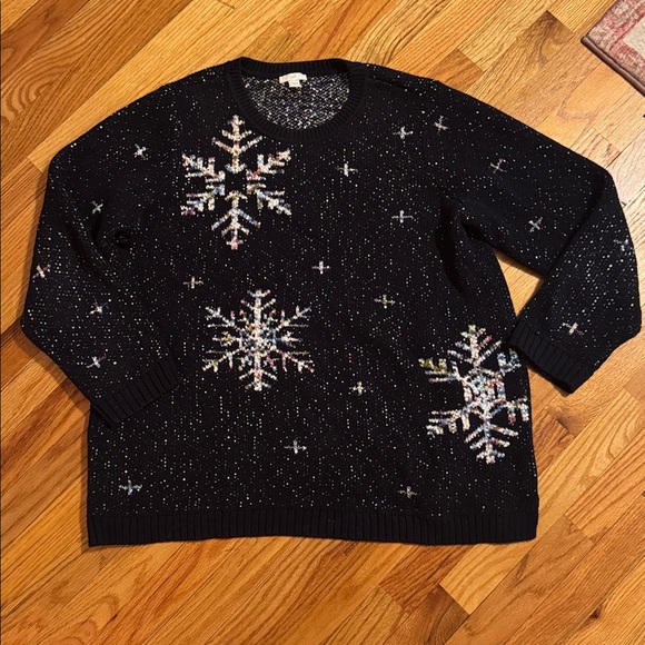 J. Jill Sweaters - J. Jill Snowflake Sweater
